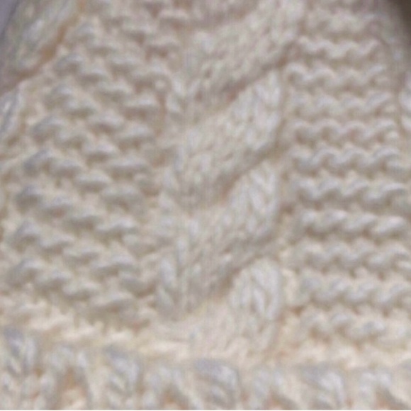 New Michael Kors Hat Women’s Ivory Winter Lined Cable Knit Cuffed Beanie Hat main image 4